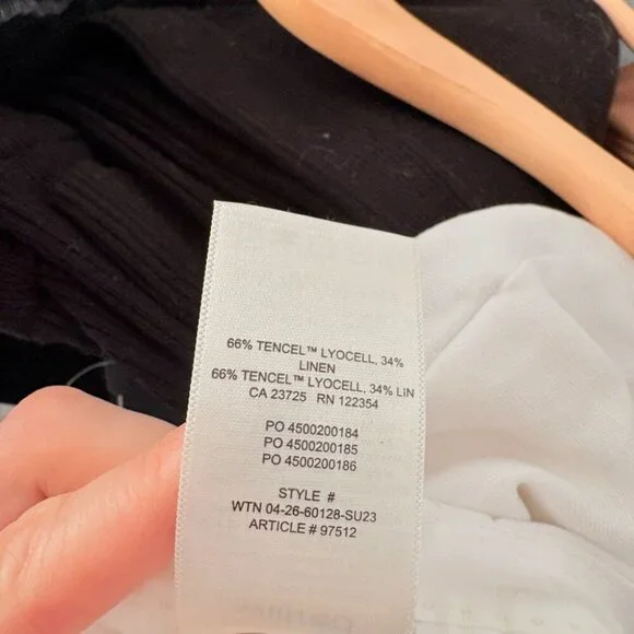 Aritzia Wilfred The Effortless Short Linen Mid-Thigh White Size 4 - Picture 9 of 9